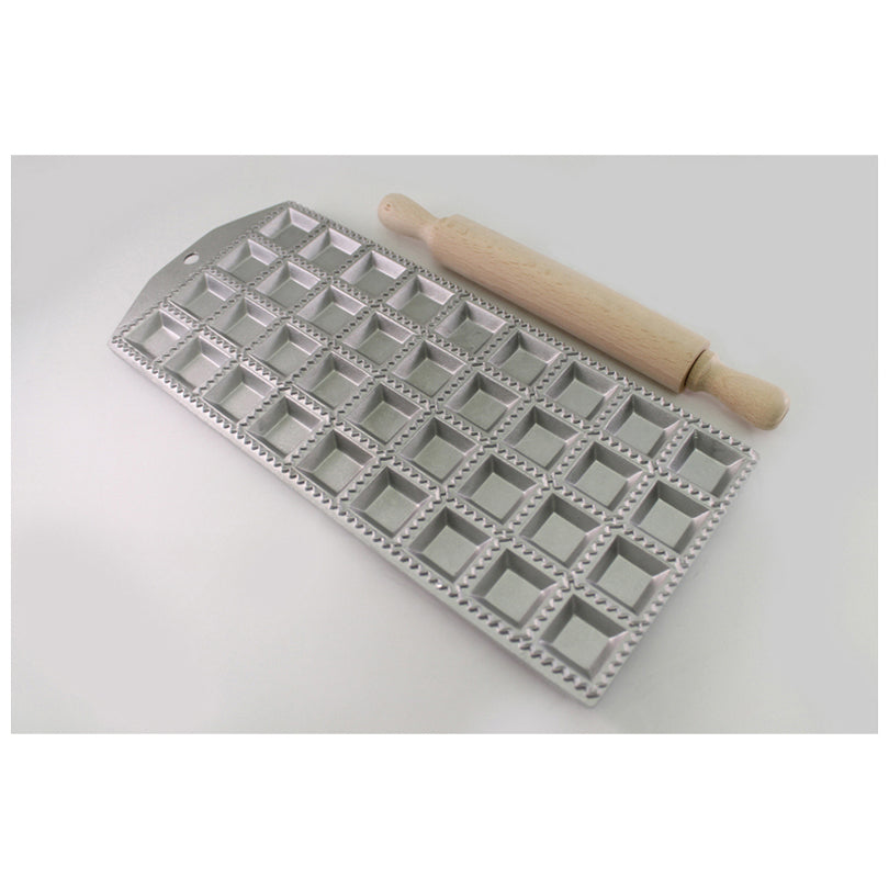 Raviolatore quadro 36 posti con rullo cm 2,5x2,5/13,5x31