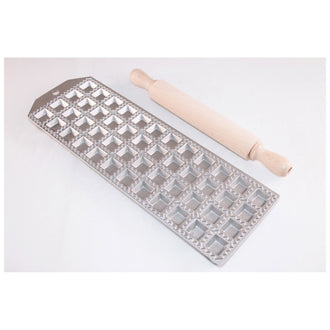Raviolatore quadro 48 posti con rullo cm 1,6x1,6/10x28