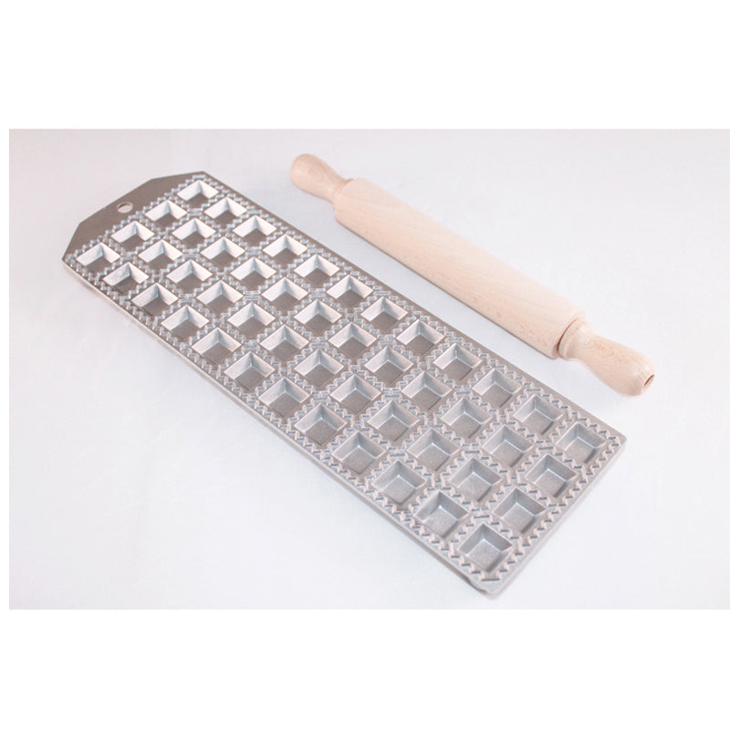 Raviolatore quadro 48 posti con rullo cm 1,6x1,6/10x28