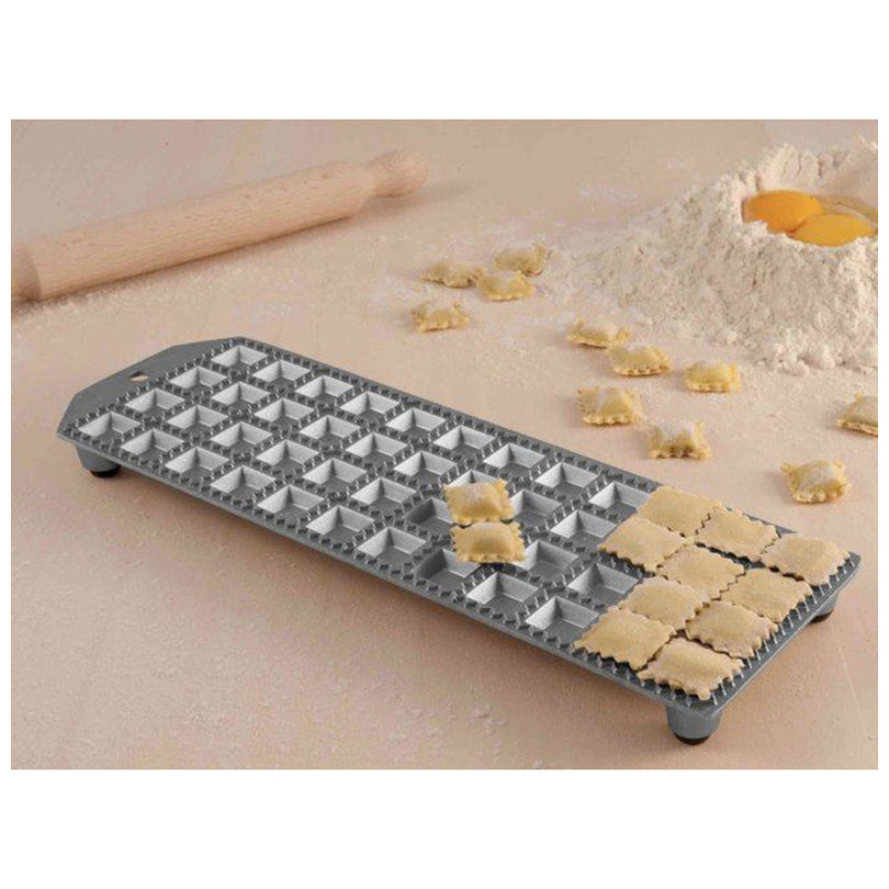 Raviolatore quadro 48 posti con rullo cm 1,6x1,6/10x28