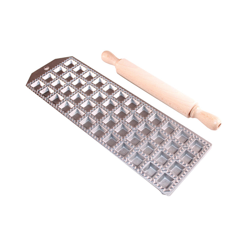 Raviolatore quadro 48 posti con rullo cm 1,6x1,6/10x28