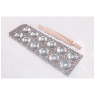 Raviolatore tondo 12 posti con rullo cm 3,8/11,5x33,5