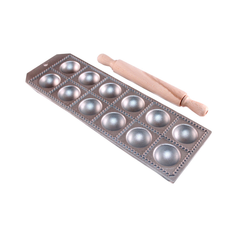 Raviolatore tondo 12 posti con rullo cm 3,8/11,5x33,5