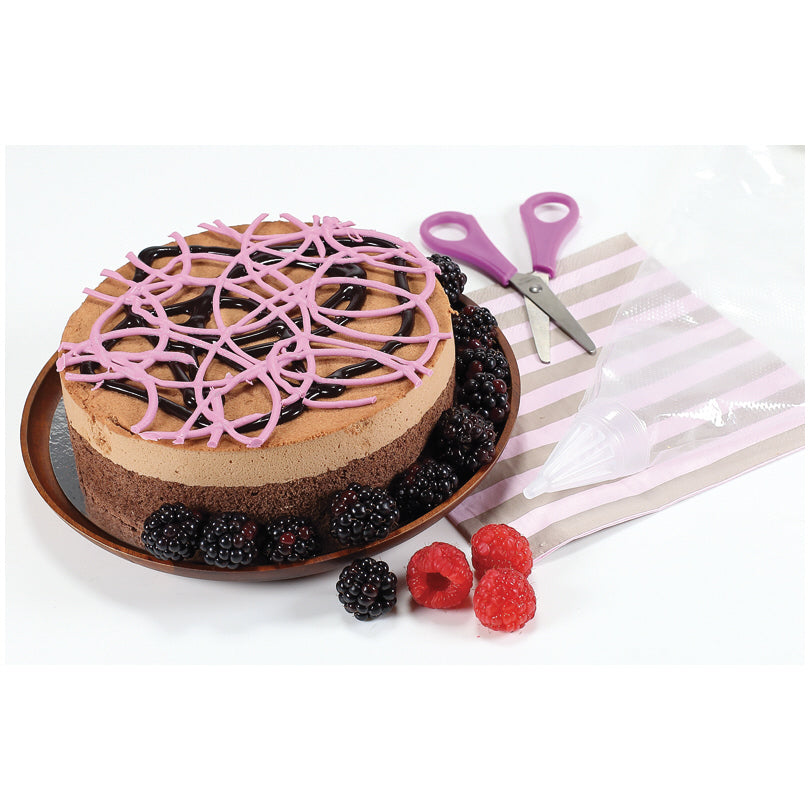 Saccapoche monouso con bocchetta regolabile, confezione da 10 pezzi cm 40