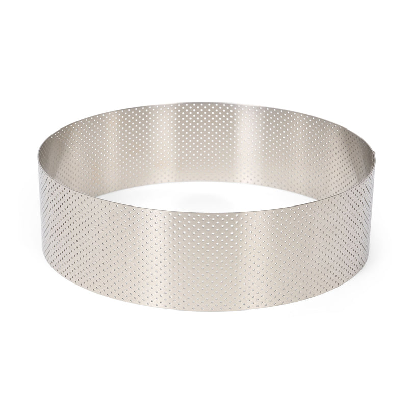 Anello/Coppapasta microforato per dolci, alto cm Ø24