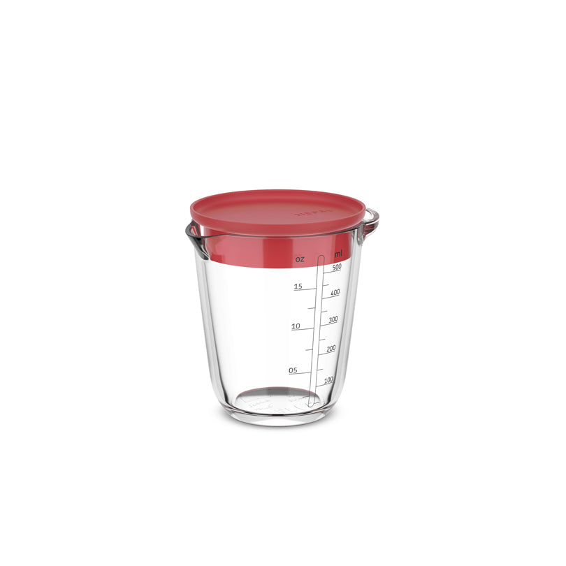 Misurino graduato con coperchio "Chef It" l 0,5/cm Ø10,3x12,9
