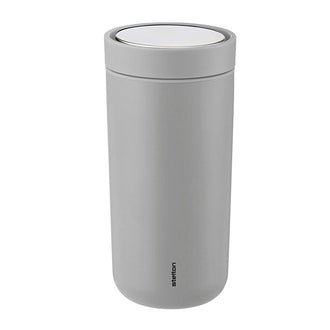 Mug termico a doppia parete in acciaio "To Go Click" l 0,4/cm Ø8,3x17