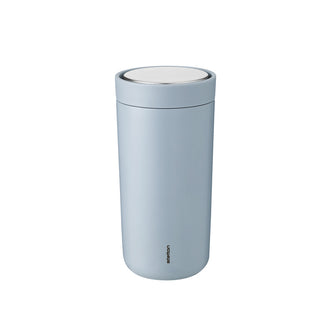 Mug termico a doppia parete in acciaio "To Go Click" l 0,4/cm Ø8,3x17
