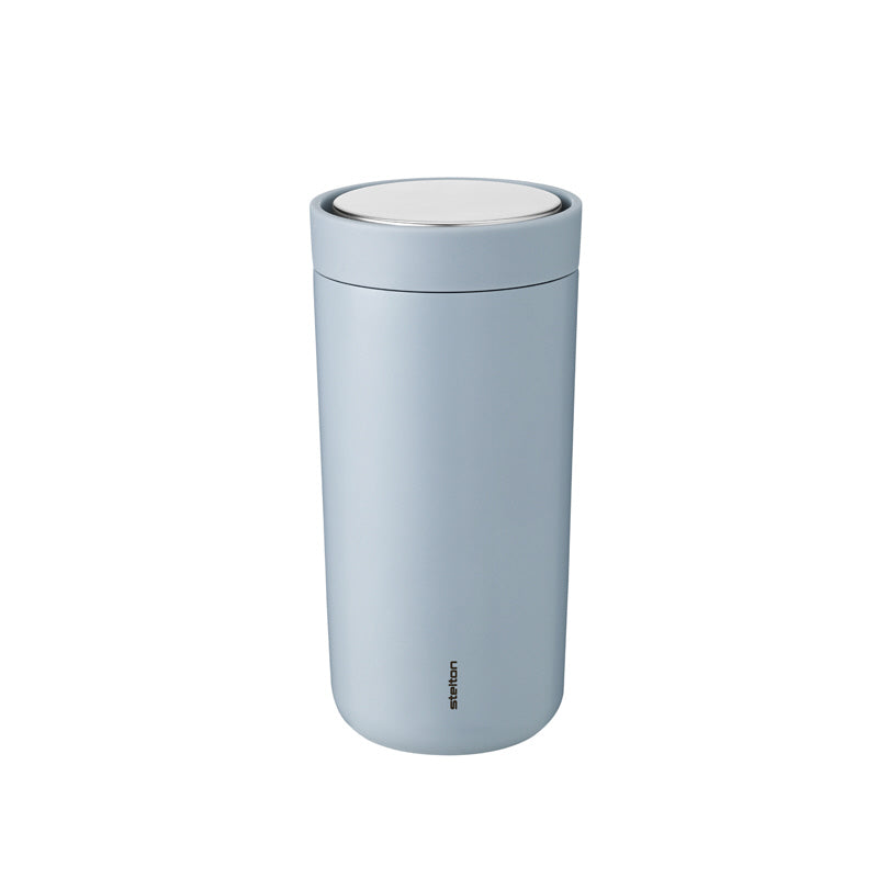 Mug termico a doppia parete in acciaio "To Go Click" l 0,4/cm Ø8,3x17