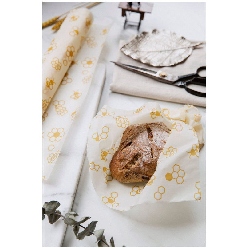 Pellicola di cera d'api "Favo", in confezione assortita da 3 pezzi cm 18x20,25x28,33x35