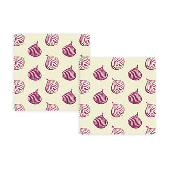 Pellicola di cera d'api "Cipolla", confezione 2 pezzi cm 16x16