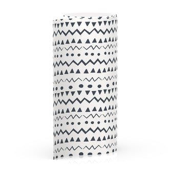 Rotolo fogli assorbenti in bambù "Ethno" riutilizzabili, 40 fogli cm Ø8x25