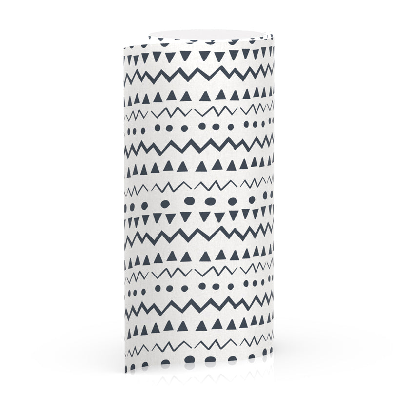 Rotolo fogli assorbenti in bambù "Ethno" riutilizzabili, 40 fogli cm Ø8x25