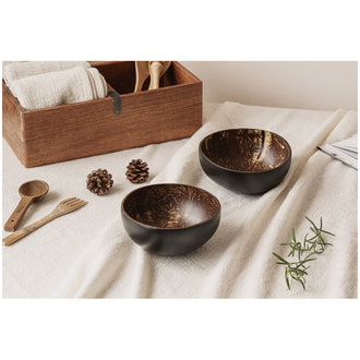 Ciotola di cocco tonda cm Ø14x6