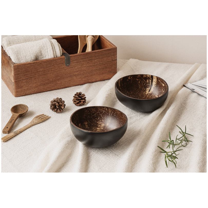 Ciotola di cocco tonda cm Ø14x6