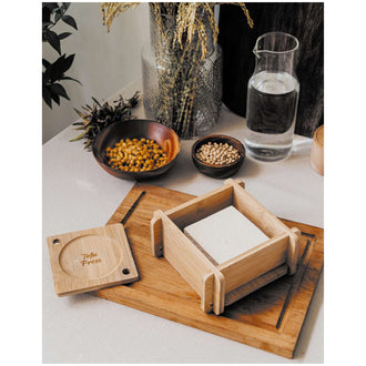 Tofu Maker, confezionato in sacchetto di cotone cm 17,5x17,5x8,5