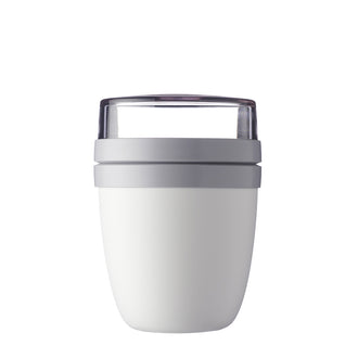 Portavivande/Lunchbox "Ellipse", composto da 2 contenitori l 0,5+0,2/cm Ø10,7x1