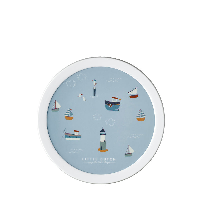 Contenitore frutta con forchetta "Campus - Sailors Bay" ml 300/cm Ø6,7x10,4