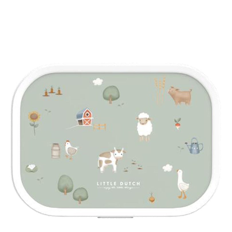 Lunchbox midi "Campus - Little Farm" cm 17,8x13,2x6