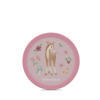 Contenitore frutta con forchetta "Campus - Fairy Garden" ml 300/cm Ø6,7x10,4