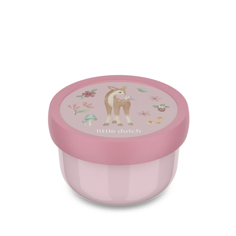 Contenitore frutta con forchetta "Campus - Fairy Garden" ml 300/cm Ø6,7x10,4
