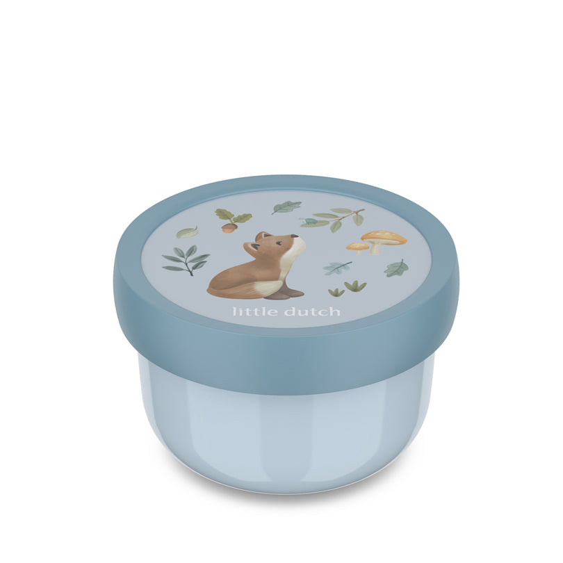 Contenitore frutta con forchetta "Campus - Forest Friends" ml 300/cm Ø6,7x10,4