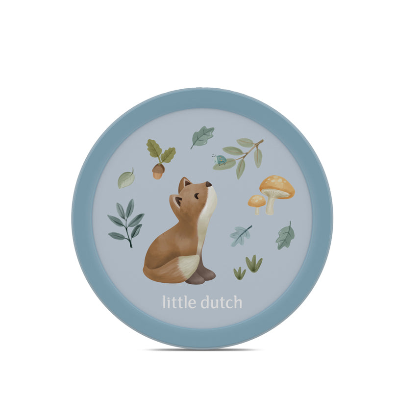 Contenitore frutta con forchetta "Campus - Forest Friends" ml 300/cm Ø6,7x10,4