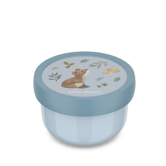 Contenitore frutta con forchetta "Campus - Forest Friends" ml 300/cm Ø6,7x10,4