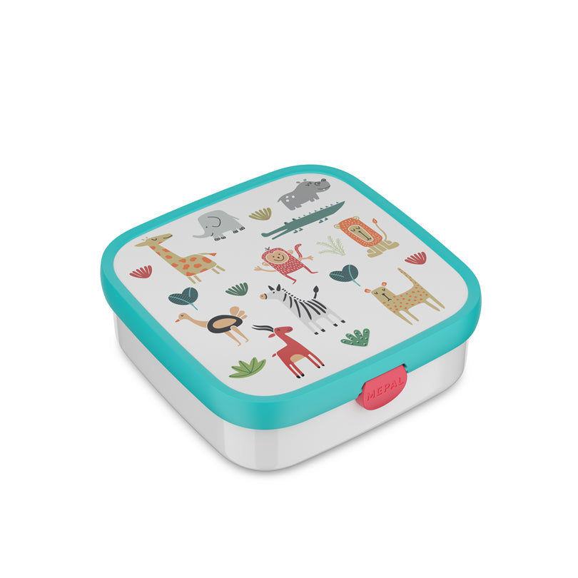 Bento Lunchbox large "Campus - Animal Friends" cm 18,4x18,2x6,5