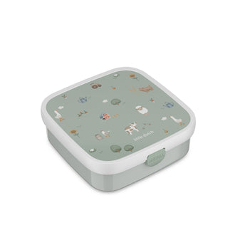 Bento Lunchbox large "Campus - Little Farm" cm 18,4x18,2x6,5