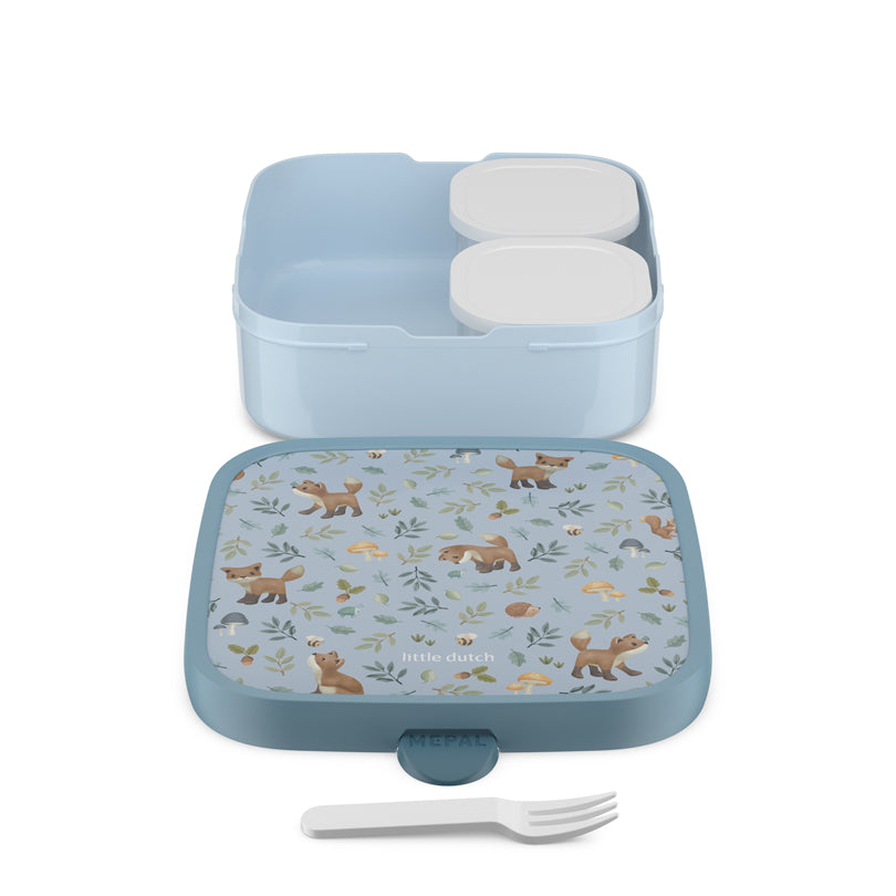 Bento Lunchbox large "Campus - Forest Friends" cm 18,4x18,2x6,5