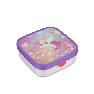 Bento Lunchbox large "Campus - Unicorn Glow" cm 18,4x18,2x6,5