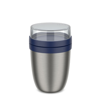 Portavivande/Lunchbox termico "Ellipse ", composto da 2 contenitori ml 500+200/Ø10,7x17