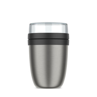 Portavivande/Lunchbox termico "Ellipse ", composto da 2 contenitori ml 500+200/Ø10,7x17