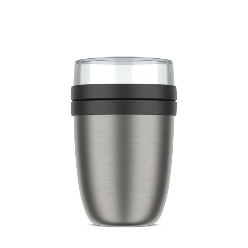 Portavivande/Lunchbox termico "Ellipse ", composto da 2 contenitori ml 500+200/Ø10,7x17