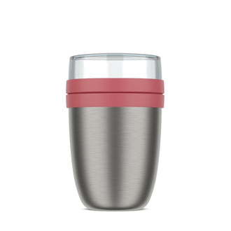 Portavivande/Lunchbox termico "Ellipse ", composto da 2 contenitori ml 500+200/Ø10,7x17