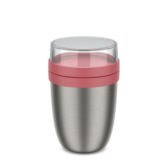 Portavivande/Lunchbox termico "Ellipse ", composto da 2 contenitori ml 500+200/Ø10,7x17