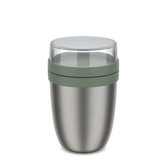 Portavivande/Lunchbox termico "Ellipse ", composto da 2 contenitori ml 500+200/Ø10,7x17