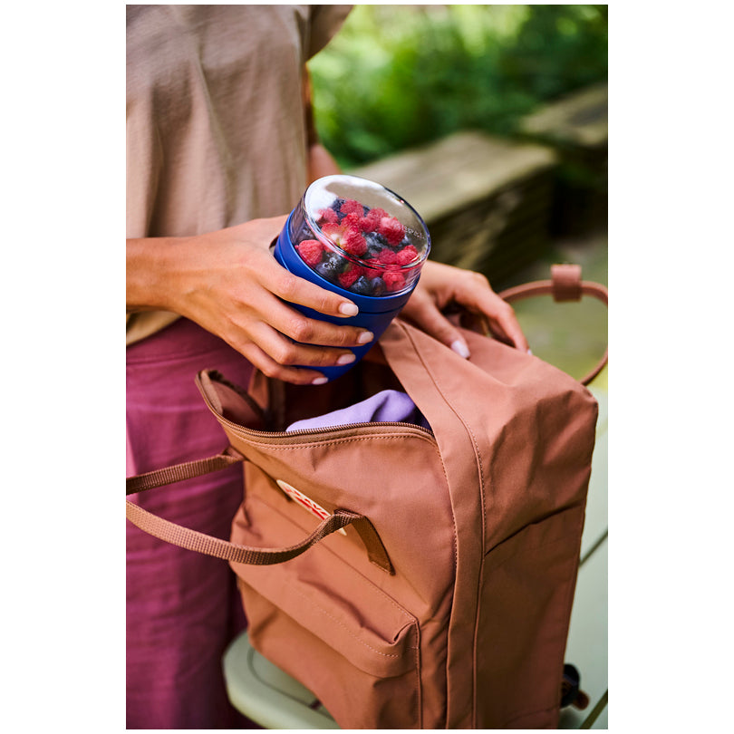 Portavivande/Lunchbox "Ellipse ", composto da 2 contenitori ml 500+200/Ø10,7x15