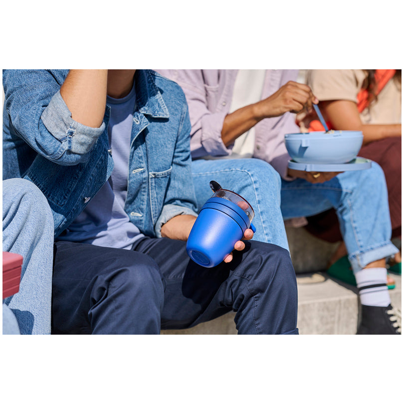 Portavivande/Lunchbox "Ellipse ", composto da 2 contenitori ml 500+200/Ø10,7x15