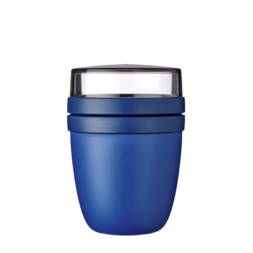Portavivande/Lunchbox "Ellipse ", composto da 2 contenitori ml 500+200/Ø10,7x15