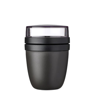 Portavivande/Lunchbox "Ellipse ", composto da 2 contenitori ml 500+200/Ø10,7x15