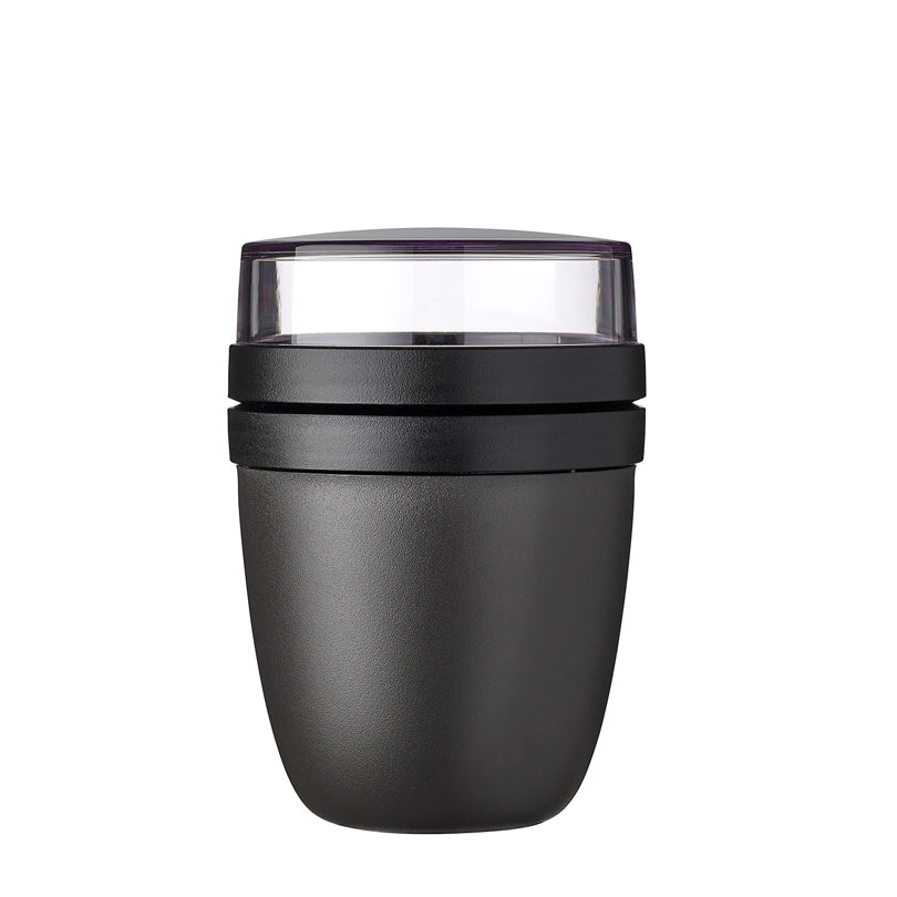 Portavivande/Lunchbox "Ellipse ", composto da 2 contenitori ml 500+200/Ø10,7x15