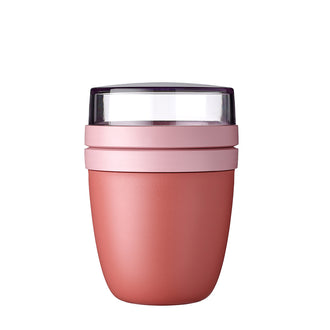 Portavivande/Lunchbox "Ellipse ", composto da 2 contenitori ml 500+200/Ø10,7x15