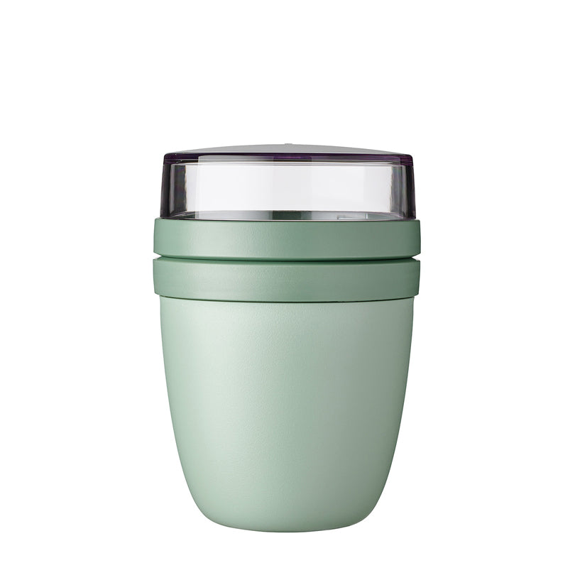 Portavivande/Lunchbox "Ellipse ", composto da 2 contenitori ml 500+200/Ø10,7x15