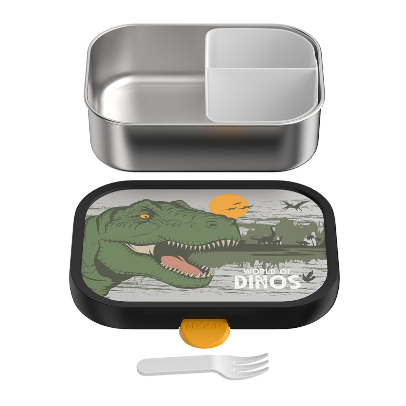 Lunchbox midi "Campus - Dino Stainless Steel" ml 750/cm 17,8x13,2x