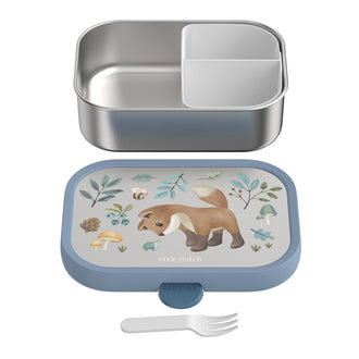Lunchbox midi "Campus - Forest Friends Stainless Steel" ml 750/cm 17,8x13,2x