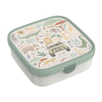 Bento Lunchbox large "Campus - Little Dutch Safari Friends" cm 18,4x18,2x6,5