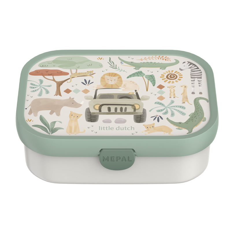 Lunchbox midi "Campus - Little Dutch Safari Friends" ml 750/cm 17,8x13,2x