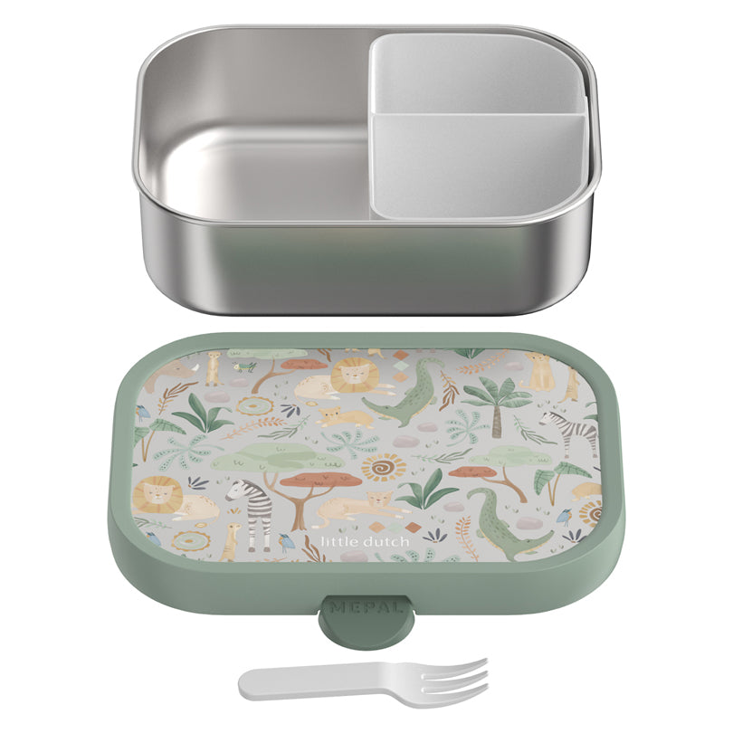 Lunchbox midi "Campus - Little Dutch Safari Friends" ml 750/cm 17,8x13,2x